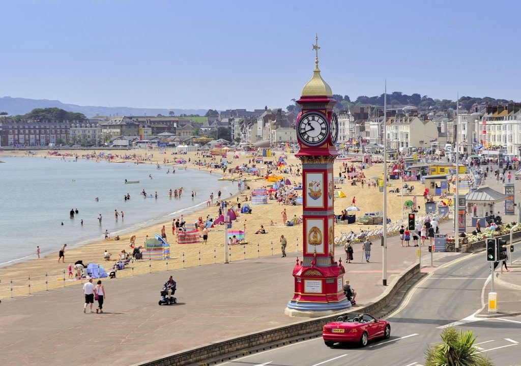 Image of Jubilee Clock Tower on Weymouth sea front